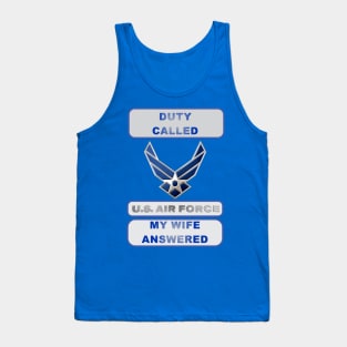 DutyCalledAirForce Wife Tank Top